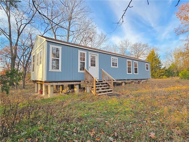 view of manufactured / mobile home