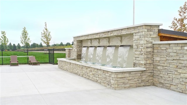 view of patio / terrace with fence