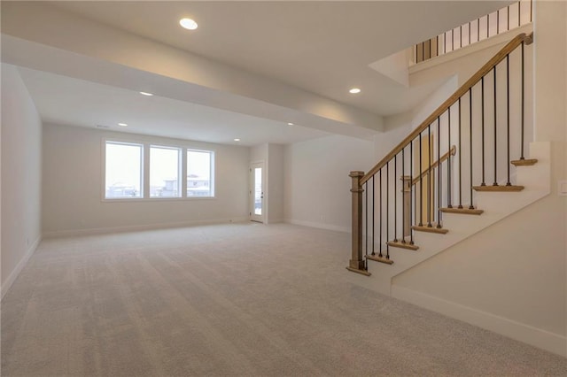 interior space with carpet floors