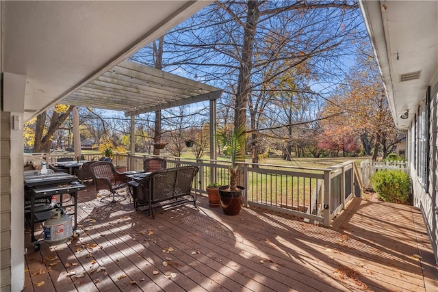 401 Taylor Rd, Independence, KS 67301 - view of wooden deck
