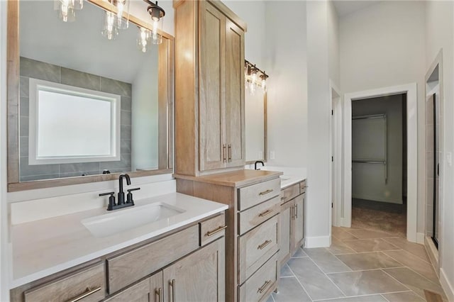 1406 NW 106th Ter, Kansas City, MO 64155 - bathroom with vanity and baseboards