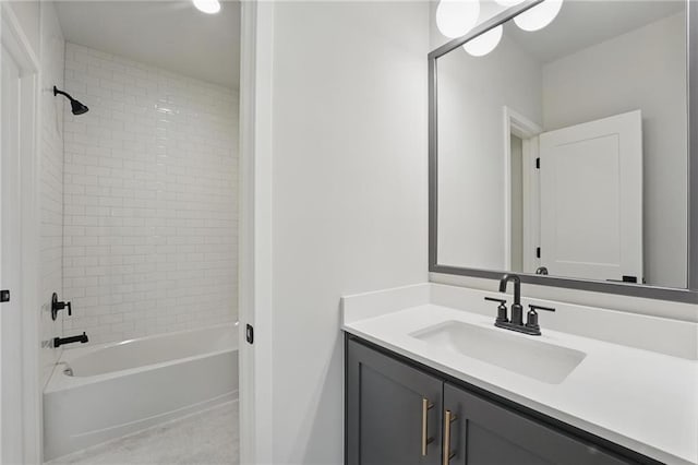 1406 NW 106th Ter, Kansas City, MO 64155 - bathroom featuring vanity and  shower combination