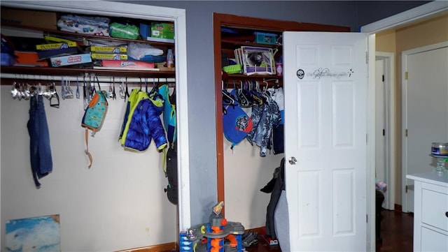 view of closet