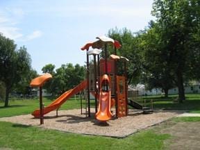 view of jungle gym