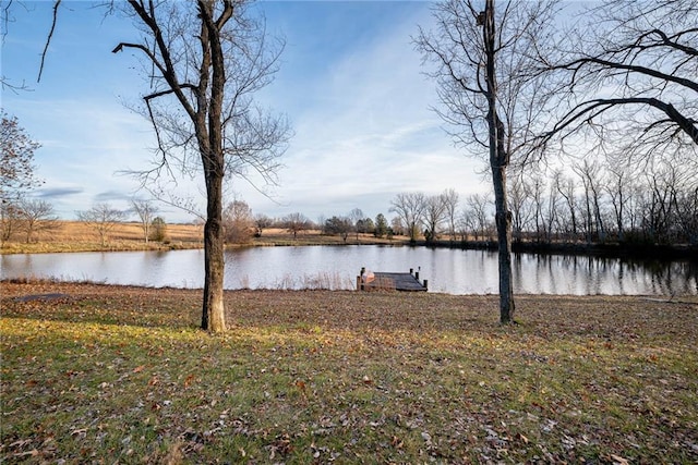 property view of water