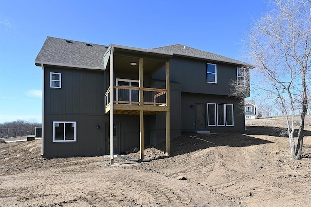 view of rear view of property