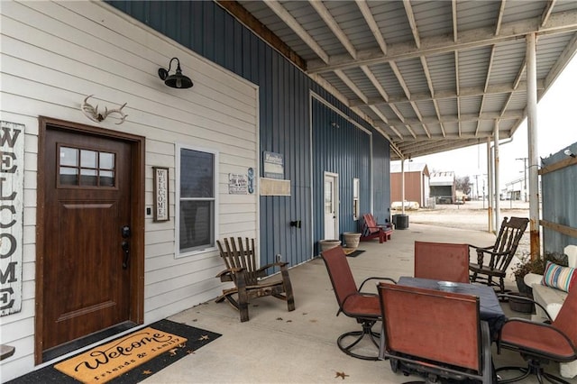 view of patio / terrace featuring a porch