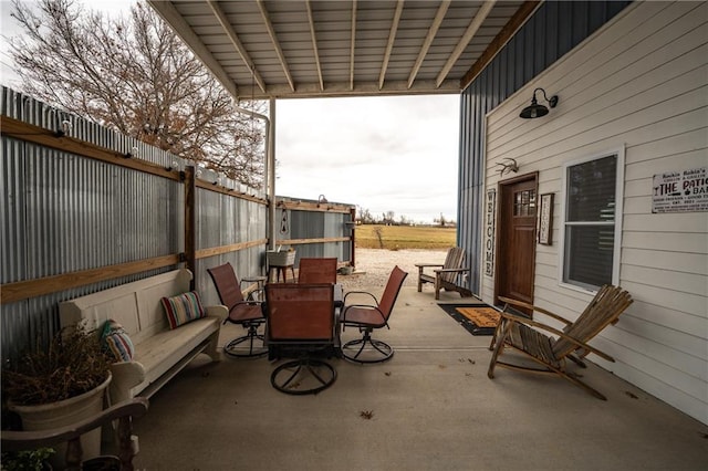 view of patio