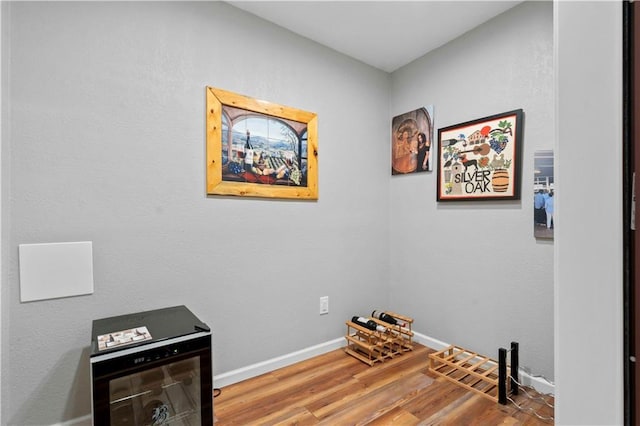 interior space featuring hardwood / wood-style flooring