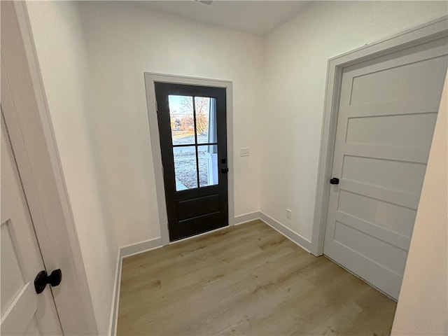 interior space featuring light hardwood / wood-style floors