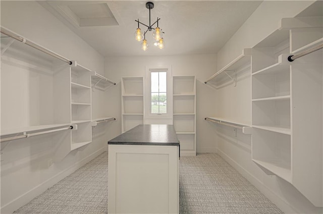 2150 NW Scenic View Dr, Riverside, MO 64150 - spacious closet featuring light colored carpet
