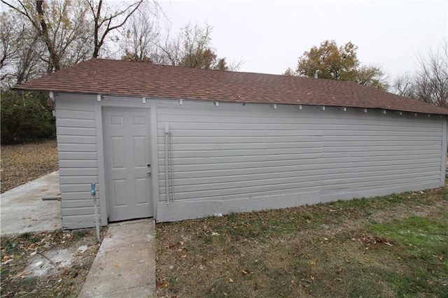 view of outbuilding