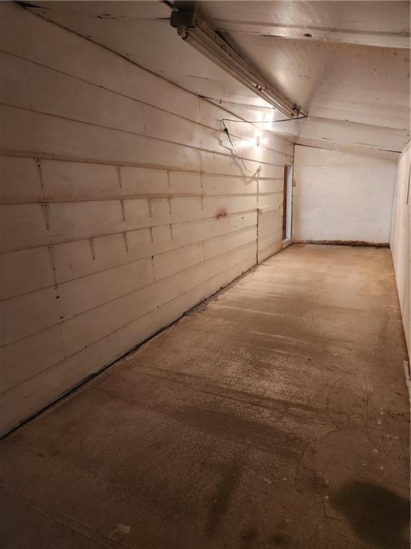 view of basement