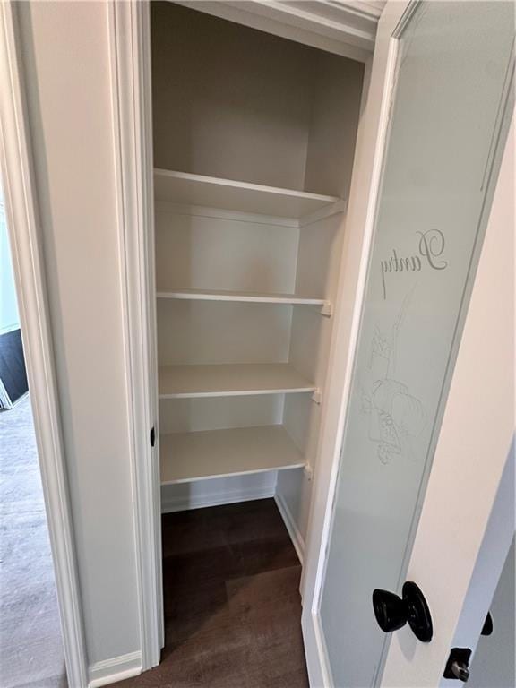 view of closet