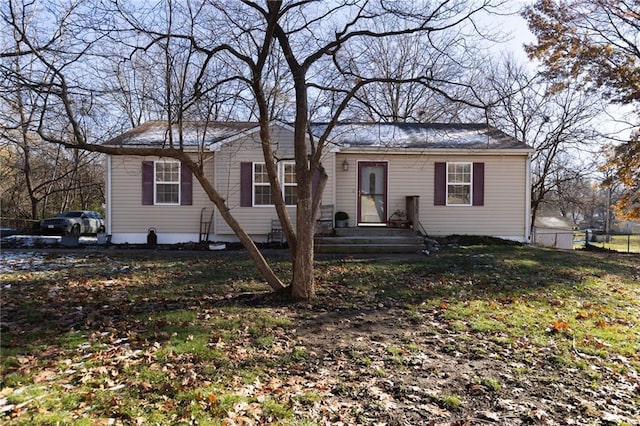 view of front of home