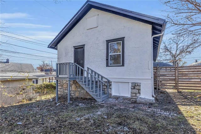 view of rear view of house