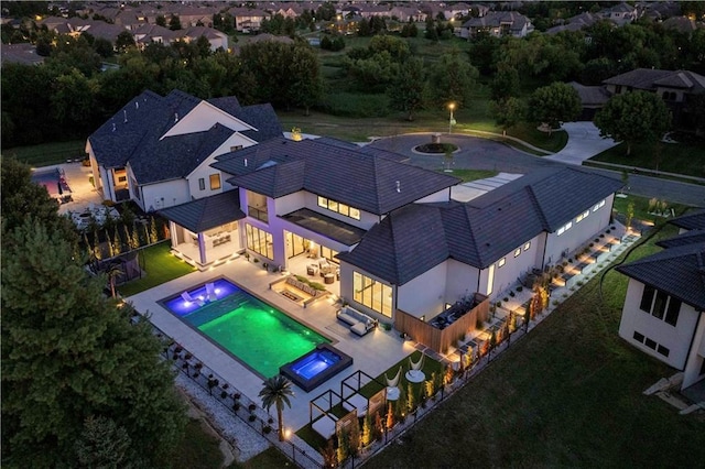 12604 W 160th St, Overland Park, KS 66062 - aerial view of a pool area
