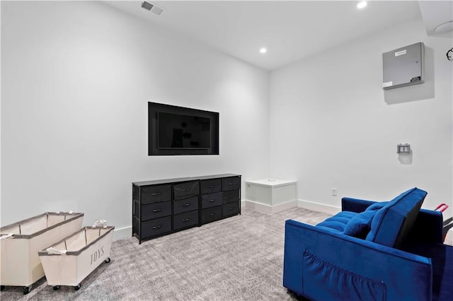 12604 W 160th St, Overland Park, KS 66062 - sitting room featuring recessed lighting, carpet flooring, and baseboards