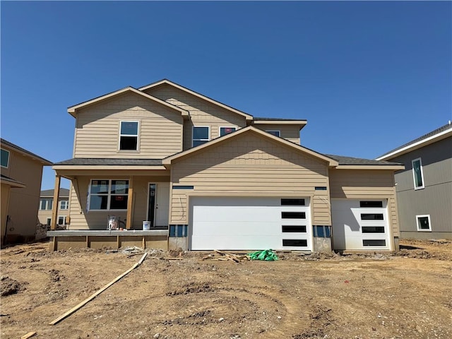 view of front of house featuring an attached garage