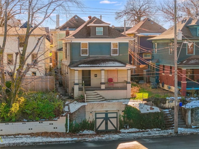 view of front of home