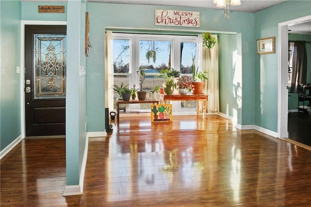 dining room featuring hardwood / wood-style flooring