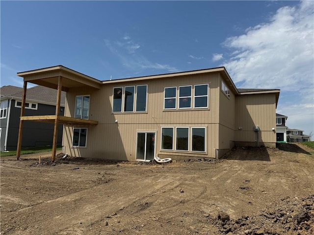 view of rear view of house