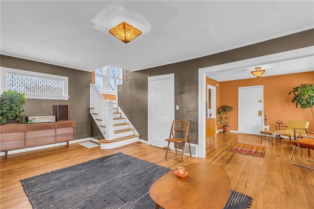 interior space featuring hardwood / wood-style floors