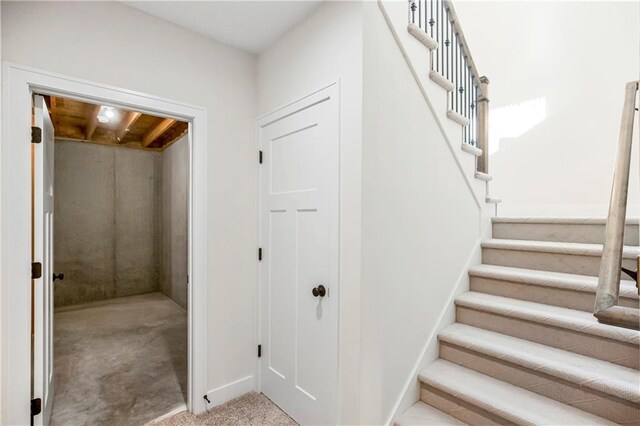 20915 W 190th Ter, Spring Hill, KS 66083 - staircase with carpet floors and baseboards