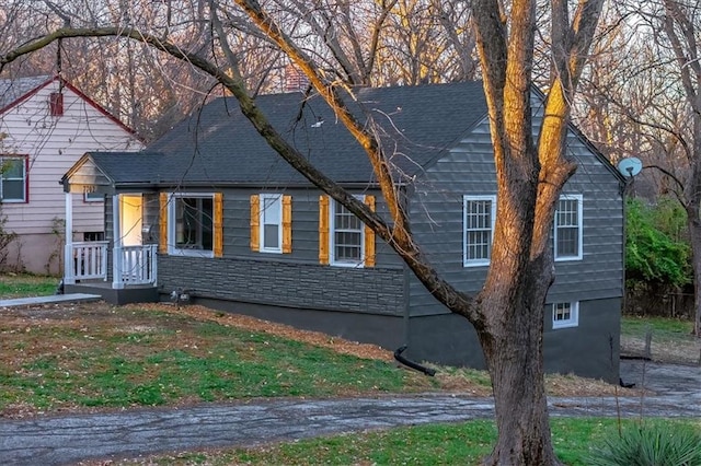 view of bungalow