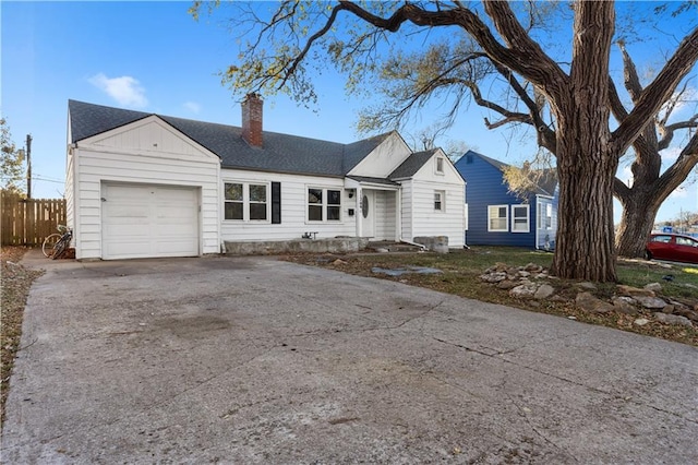 ranch-style house with a garage