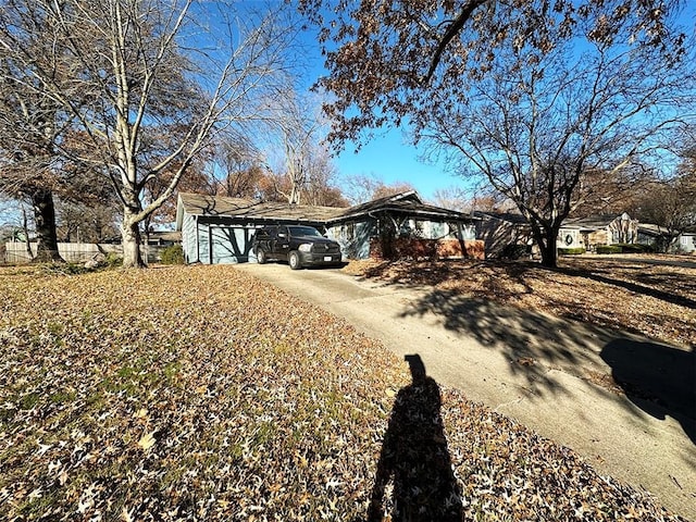 view of front of home