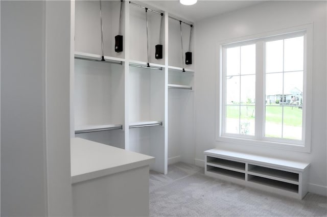 21513 W 80th Ter, Shawnee, KS 66220 - walk in closet featuring light colored carpet