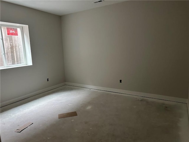 17756 Houston St, Gardner, KS 66030 - unfurnished room featuring baseboards and unfinished concrete flooring
