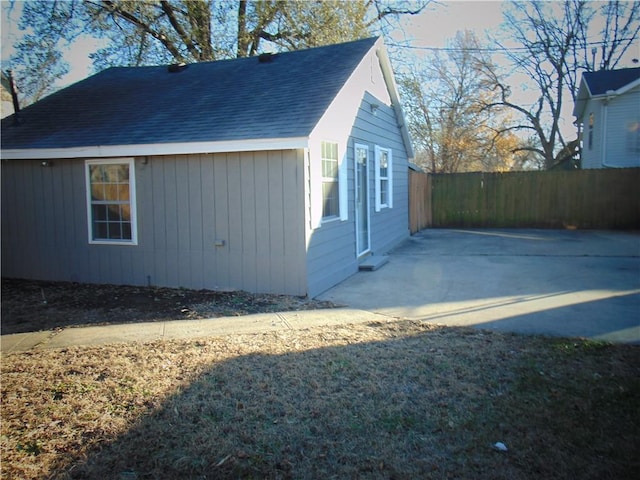 exterior space featuring a patio area