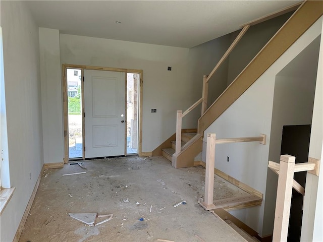17744 Houston St, Gardner, KS 66030 - entryway with stairs
