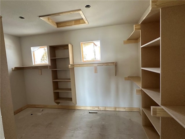 17744 Houston St, Gardner, KS 66030 - walk in closet featuring attic access