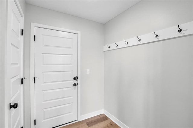 17744 Houston St, Gardner, KS 66030 - mudroom with light wood-style floors and baseboards
