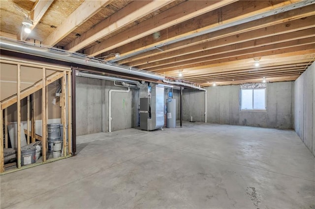 17744 Houston St, Gardner, KS 66030 - below grade area with water heater and heating unit