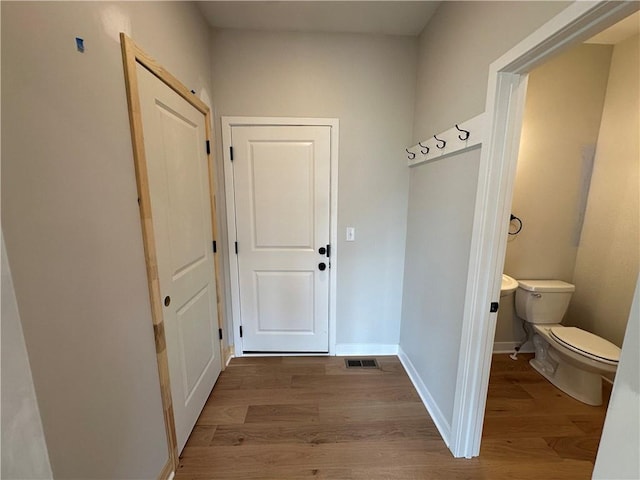 17744 Houston St, Gardner, KS 66030 - hall with wood finished floors and baseboards
