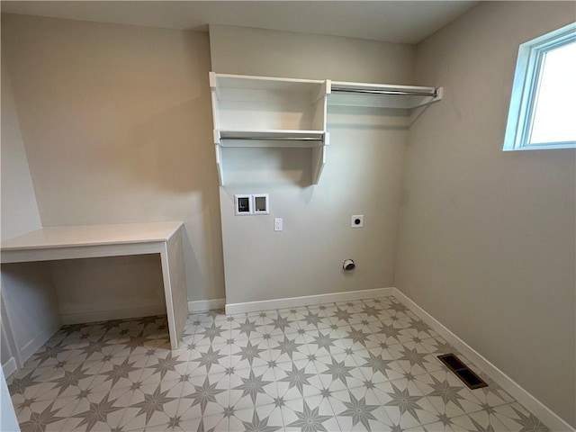 17744 Houston St, Gardner, KS 66030 - laundry room with electric dryer hookup and light floors