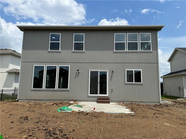 17744 Houston St, Gardner, KS 66030 - rear view of property with entry steps