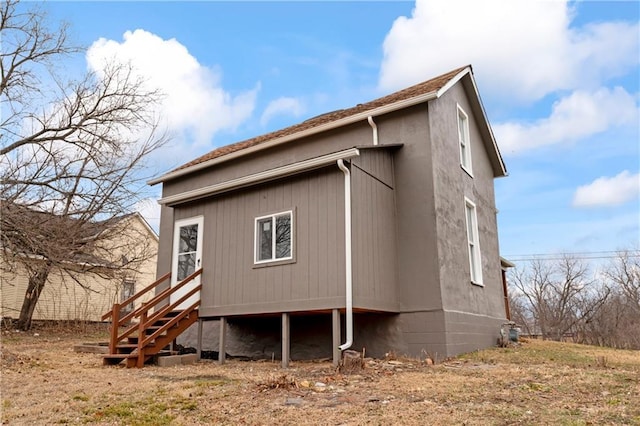 view of back of property