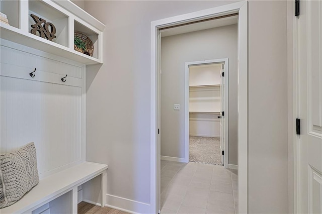 view of mudroom