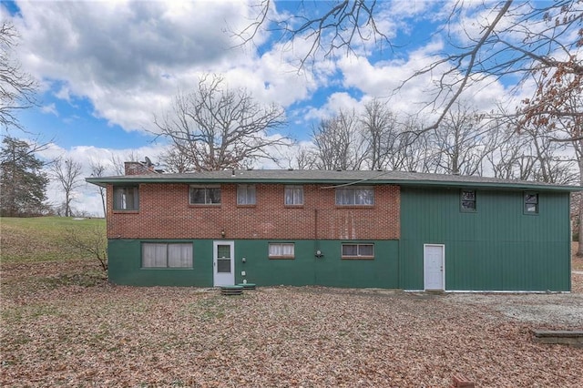 view of back of property