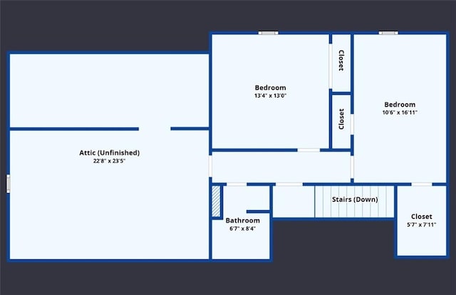 22812 E Bradford Ln, Blue Springs, MO 64015 - view of property floor plan