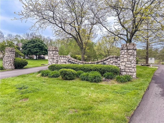 22812 E Bradford Ln, Blue Springs, MO 64015 - community sign featuring a lawn