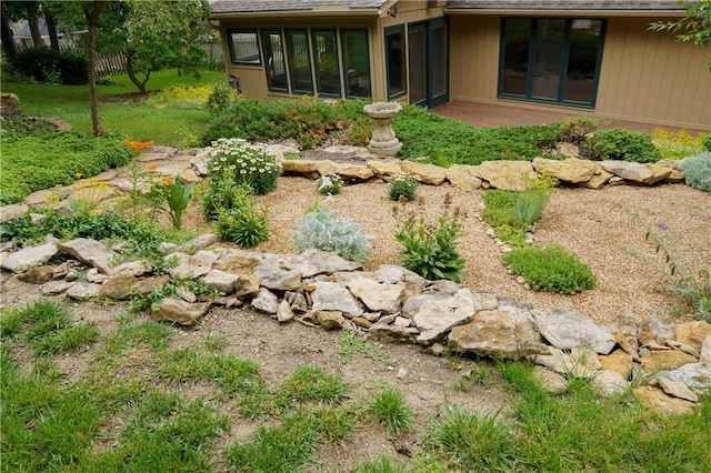 22812 E Bradford Ln, Blue Springs, MO 64015 - view of yard featuring a sunroom