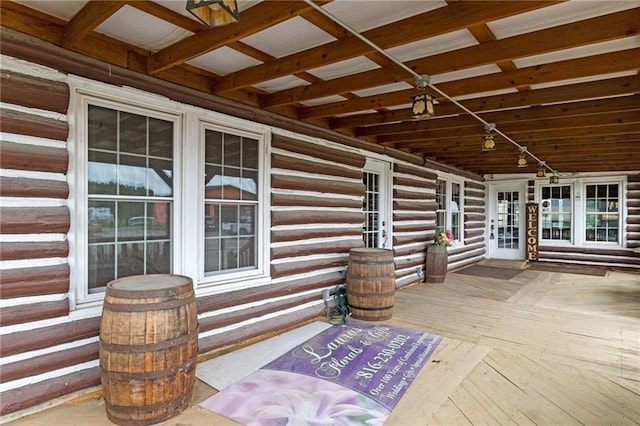 121 W US Highway 40, Odessa, MO 64076 - view of wooden deck