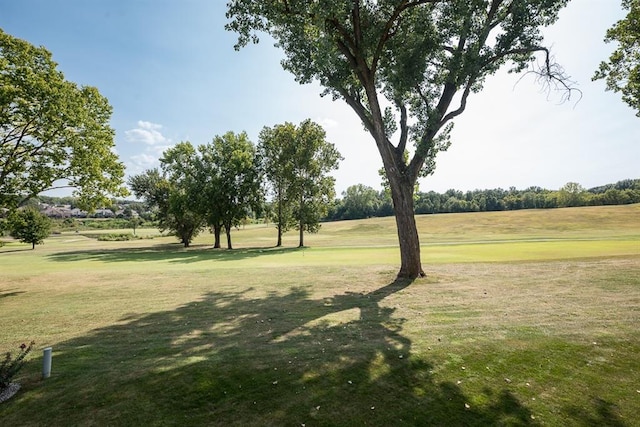 view of home's community featuring a lawn