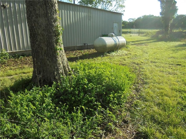 view of yard featuring a rural view